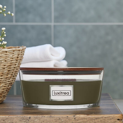 50 Hours Burn Time 16oz Large Jar Candle Parthenon Temple Swamp Aromatherapy Scented Candle