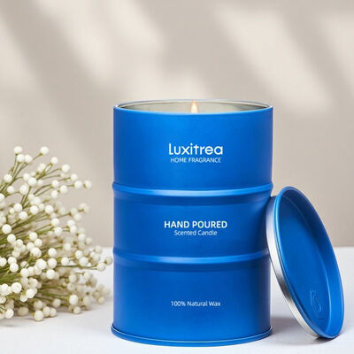 18 Oz Tin Scented Candle Orange Honeysuckle Grapefruit Scented Candle