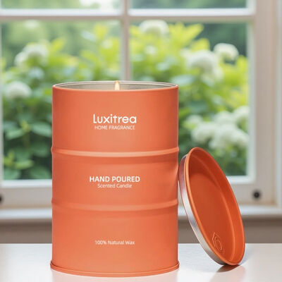 80 Hours Tin Scented Candle Birch Spruce Eucalyptus Tree Scented Candle