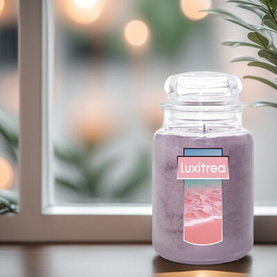 Luxitrea Candle  Ceramic Jar Candle  The aroma of Grapefruit   Gardenia   Chamomile  80 HoursLong Burning Time  20 oz