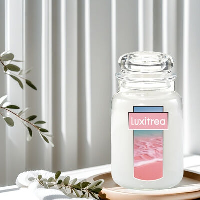 Essential Oils Glass Bottle Candle Tuberose Hyacinth Freesia 20 Oz For Home Or Gifting