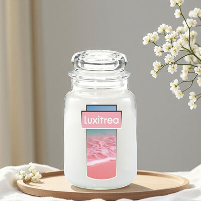 Essential Oils Glass Bottle Candle Tuberose Hyacinth Freesia 20 Oz For Home Or Gifting