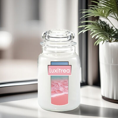 Essential Oils Glass Bottle Candle Tuberose Hyacinth Freesia 20 Oz For Home Or Gifting