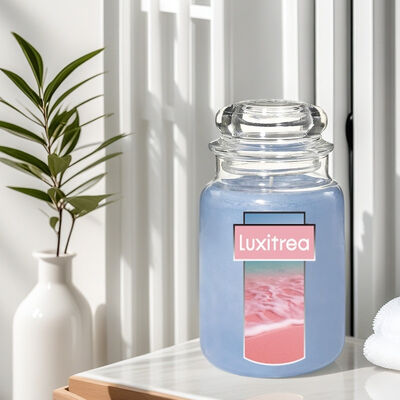 Pineapple Mint Glass Bottle Candle Ginger Citrus Fir And Pine Needle Fragrance