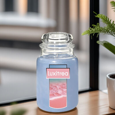 Pineapple Mint Glass Bottle Candle Ginger Citrus Fir And Pine Needle Fragrance