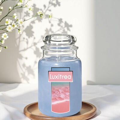 Pineapple Mint Glass Bottle Candle Ginger Citrus Fir And Pine Needle Fragrance