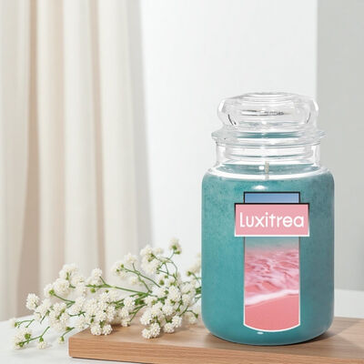 Safety Bottled Up Scented Candles 20 Oz White Musk Candle Pears And Freesias