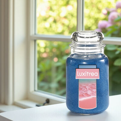 Luxitrea Candle  Bottled Up Scented Candles  The aroma of Floral Notes   Rose  Lavender  80 HoursLong Burning Time  20 oz