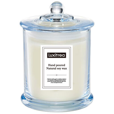 Lead-free Cotton Wick Glass Jar Scented Candle Pricerange 30 to 40 Suitable for Hotels Retail Shops and Wellness Centers