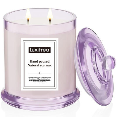 3.5 X 3.5 X 4 Inches Luxury Scented Candle Handmade Designed to Create Calming Atmosphere in Wellness Centers