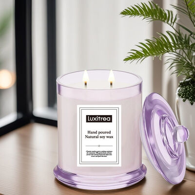 3.5 X 3.5 X 4 Inches Luxury Scented Candle Handmade Designed to Create Calming Atmosphere in Wellness Centers